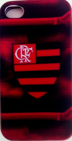 Capa Iphone 4/4S silicone Flamengo